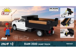 Americký automobil pick-up RAM 3500 Dump Truck COBI 24659 - Action Town 1:35
