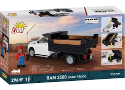 Americký automobil pick-up RAM 3500 Dump Truck COBI 24659 - Action Town 1:35