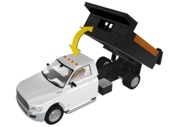 Americký automobil pick-up RAM 3500 Dump Truck COBI 24659 - Action Town 1:35