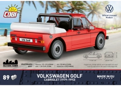 Automobil Volkswagen Golf cabriolet (1979-1993) COBI 24660 - Action Town 1:35