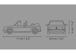 Automobil Volkswagen Golf cabriolet (1979-1993) COBI 24660 - Action Town 1:35