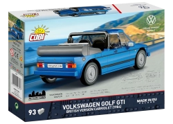 Automobil Volkswagen Golf GTI british version cabriolet 1984 COBI 24661 - Action Town 1:35