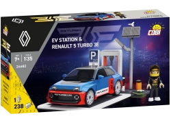 EV station & Renault 5 turbo 3E COBI 24682 Renault 1:35