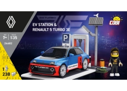 EV station & Renault 5 turbo 3E COBI 24682 Renault 1:35