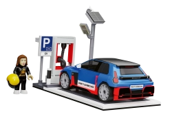 EV station & Renault 5 turbo 3E COBI 24682 Renault 1:35