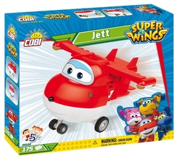 Světoběžník Jett červené letadlo COBI 25122 - Super Wings