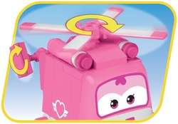 Záchranářka Dizzy MINI růžový vrtulník COBI 25127 - Super Wings