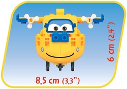 Opravář Donnie MINI žluté letadlo COBI 25128 - Super Wings