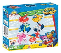 Stíhačka Agent Chace MINI modré letadlo COBI 25135 - Super Wings