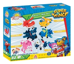 Sporťák Flip MINI červené letadlo COBI 25136 - Super Wings