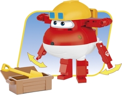 Světoběžník Jett červené letadlo COBI 25139 - Super Wings - Mission Teams