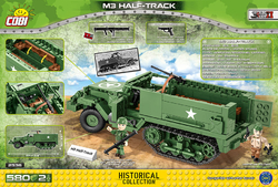 Kolopásové víceúčelové vozidlo M3 Half-track COBI 2536 - World War II