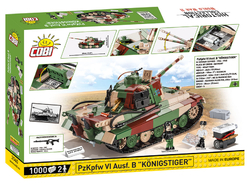 Deutscher schwerer Panzer PzKpfW VI ausf. B KÖNIGSTIGER (Tiger II) COBI 2540 - World War II