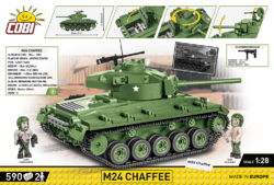 Americký ľahký Tank M24 Chaffee II WW COBI 2543 - World War II 