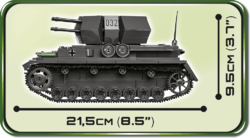 Samohybný protilietadlový kanón Flakpanzer IV WIRBELWIND COBI 2547 - World War II Limited edition - kopie