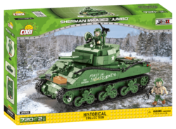 Amerikanischer schwerer Panzer Sherman M4A3E2 JUMBO COBI 2549 - Limitierte Auflage WWII - kopie