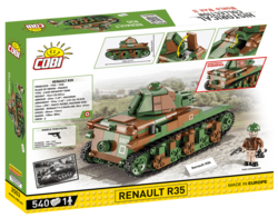 French light infantry tank RENAULT R35 COBI 2553 - World War II