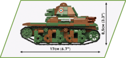 Francouzský lehký pěchotní tank RENAULT R35 COBI 2553 - World War II