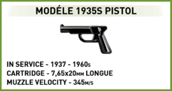 Francouzský lehký pěchotní tank RENAULT R35 COBI 2553 - World War II