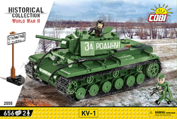 Těžký tank Kliment Voroshilov KV-2 COBI 2490 - World War II - kopie