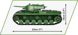 Ruský těžký tank Kliment Voroshilov KV-1 COBI 2555 - World War II