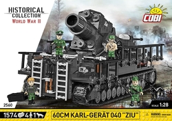 Nemecké samohybné delo Karl-Gerät 040 COBI 2530- World War II - kopie