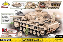 German medium tank Panzer III Pz. KpfW. Ausf. J COBI 2561 - Limited Edition WW II - kopie