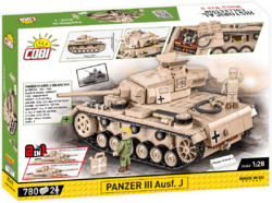 German medium tank Panzer III Pz. KpfW. Ausf. J COBI 2561 - Limited Edition WW II - kopie