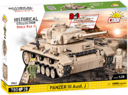 Deutscher mittlerer Panzer Panzer III Pz. KpfW. Ausf. J COBI 2562 - World War II