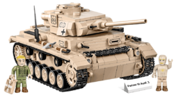 Nemecký stredný tank Panzer III Pz. KpfW. Ausf. J COBI 2561 - Limited Edition WW II - kopie