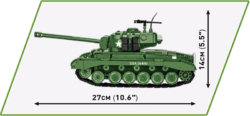 Americký tank M26 PERSHING COBI 2563 - Executive edition WW II - kopie