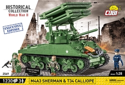 Amerikanischer Mittlerer Panzer Sherman M4A3 COBI 2570 - Worls War II - kopie