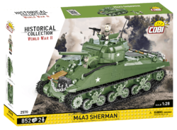 Americký stredný tank Sherman M4A3 COBI 2570 - World War II