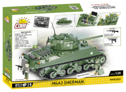 Amerikanischer Mittlerer Panzer Sherman M4A3 COBI 2570 - Worls War II