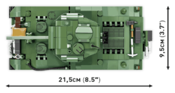 Americký střední tank Sherman M4A3 COBI 2570 - World War II