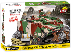 German self-propelled assault gun Sturmgeschütz IV Sd.Kfz. 167 COBI 2575 - Limited Edition WWII