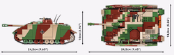 Německé samohybné útočné dělo Sturmgeschütz IV Sd.Kfz. 167 COBI 2575 - Limited Edition WWII