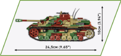 Deutsches selbstfahrendes Sturmgeschütz IV Sd.Kfz. 167 COBI 2575 – Limited Edition WWII - kopie