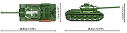 Russian tank destroyer SU-100 COBI 2541 - World War II - kopie