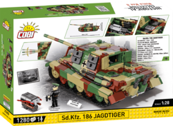 Nemecký ťažký stíhač tankov Panzerjäger Tiger Ausf. B COBI 2579 - Limited Edition WWII 1:28 - kopie