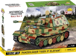 German heavy tank destroyer Panzerjäger Tiger (P) Sd.Kfz.184 Elefant COBI 2582 - World War II 1:28