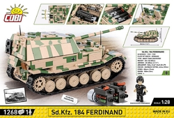 Deutscher schwerer Jagdpanzer Panzerjäger Tiger (P) SdKfz.184 Ferdinand COBI 2581 – Limited Edition WWII 1:28 - kopie