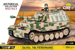 Nemecký ťažký stíhač tankov Panzerjäger Tiger (P) SdKfz.184 Ferdinand COBI 2581 - Limited Edition WWII 1:28 - kopie