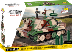 Německý samohybný raketomet 38 cm Sturmmörser Sturmtiger COBI 2585 - World War II 1:28