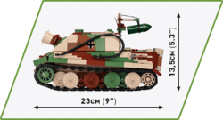 Nemecký samohybný raketomet Sturmtiger COBI 2584 - Limited Edition WWII 1:28 - kopie