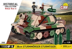 German self-propelled rocket launcher Sturmtiger COBI 2584 - Limited Edition WWII 1:28 - kopie