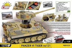 Německý tank PzKpfw VI TIGER 131 COBI 2801 - Executive Edition WWII 1:12 - kopie