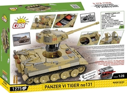 German tank Panzer VI TIGER 131 COBI 2588 - World War II 1:28