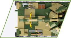 German self-propelled rocket launcher 38 cm Sturmmörser TIGER Sturmtiger COBI 2585 - World War II 1:28 - kopie