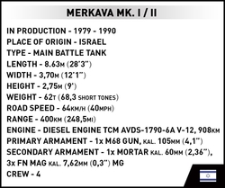 Izraelský tank Merkava MK.1/II COBI 2621 - Armed Forces